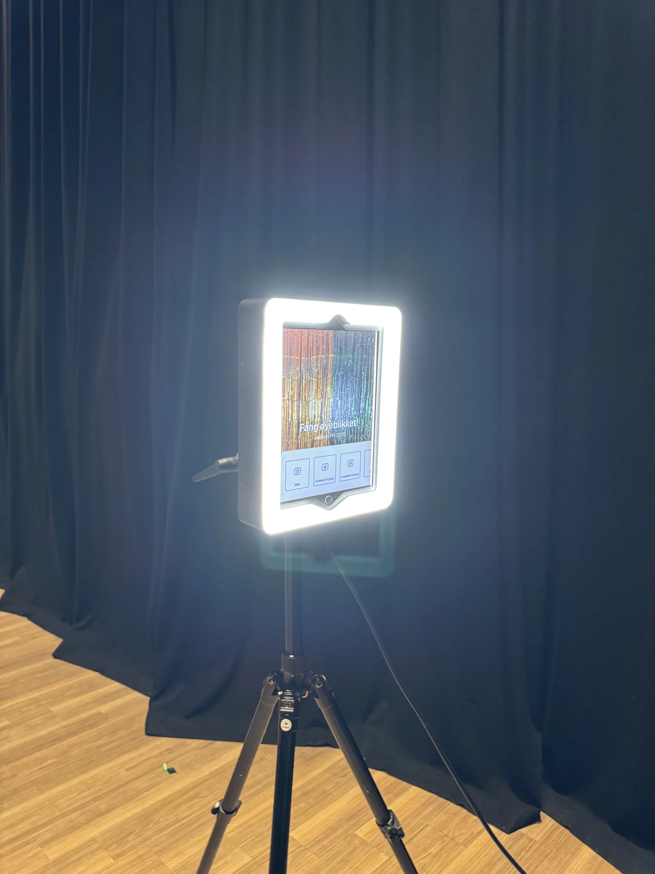 Photobooth-oppsett til event